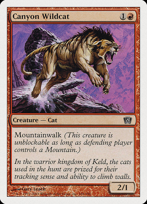 Canyon Wildcat (8ED-181)