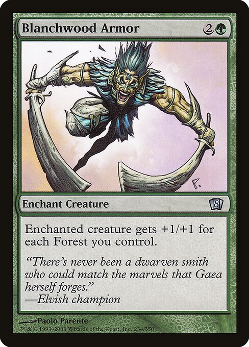 Blanchwood Armor (8ED-234★) (Foil)
