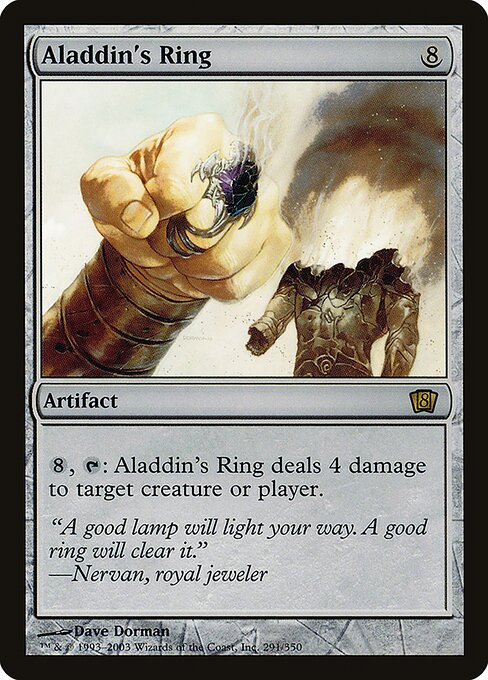 Aladdin's Ring (8ED-291★) (Foil)