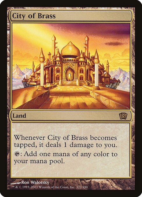 City of Brass (8ED-322★) (Foil)
