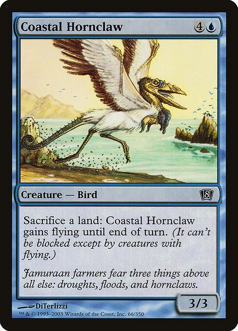 Coastal Hornclaw (8ED-066★) (Foil)