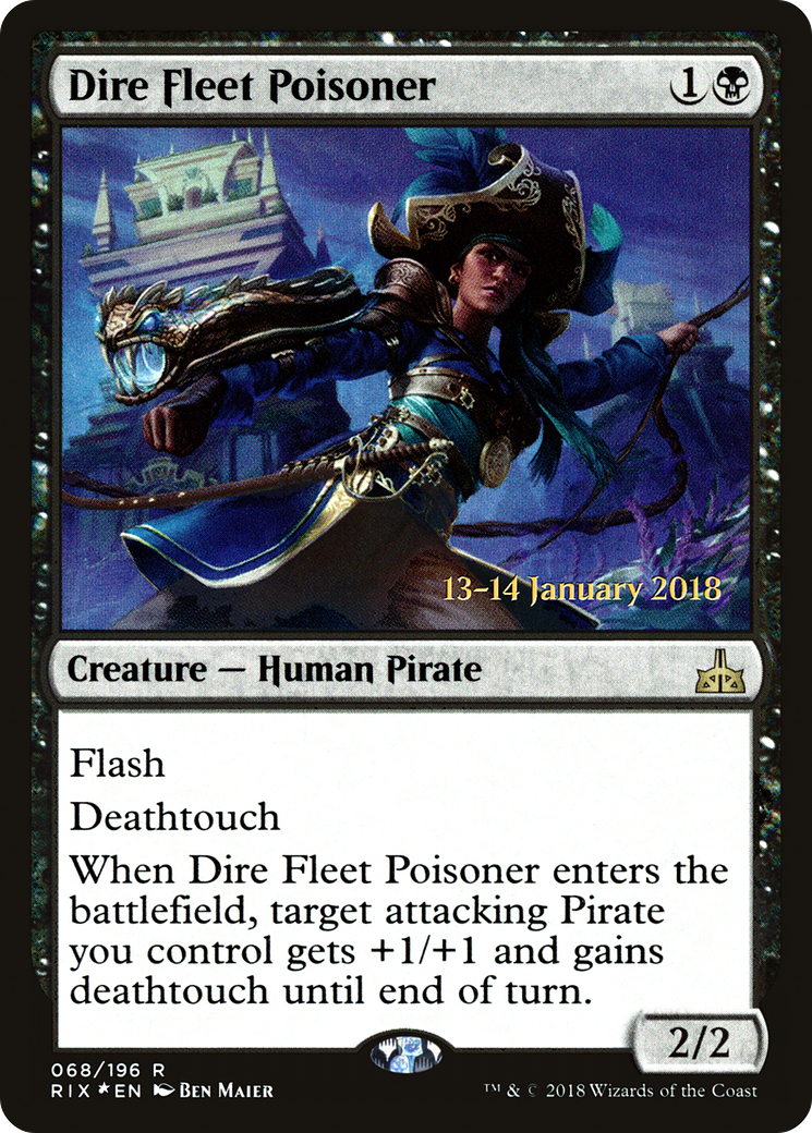 Dire Fleet Poisoner (PRE-68S) (Foil)