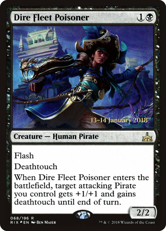 Dire Fleet Poisoner (PRE-68S) (Foil)