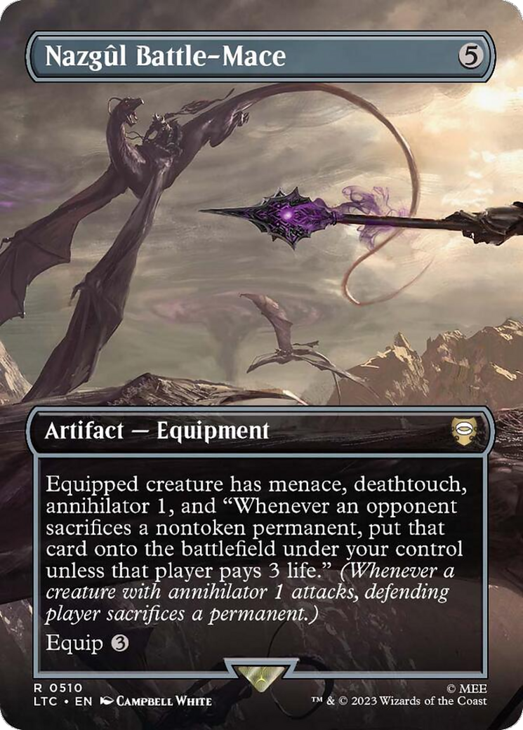 Nazgûl Battle-Mace (LTC-510) (Borderless) (Foil)