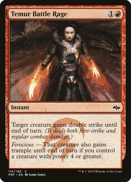 Temur Battle Rage (FRF-116) (Foil)