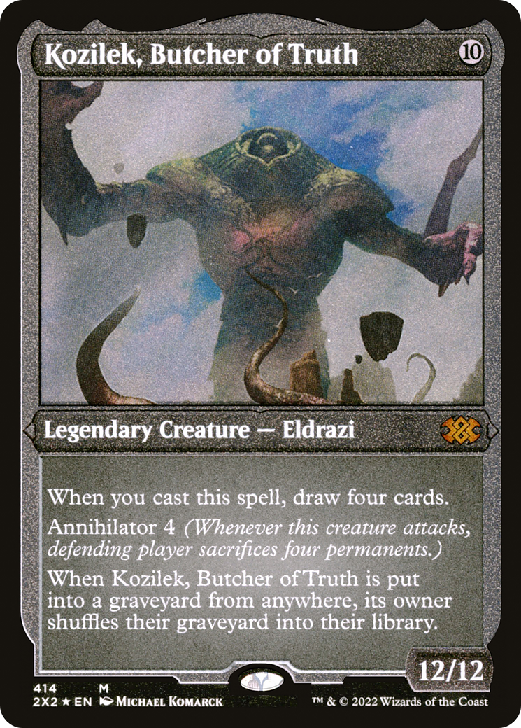 Kozilek, Butcher of Truth (2X2-414) (Etched Foil)