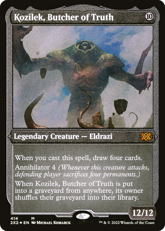 Kozilek, Butcher of Truth (2X2-414) (Etched Foil)