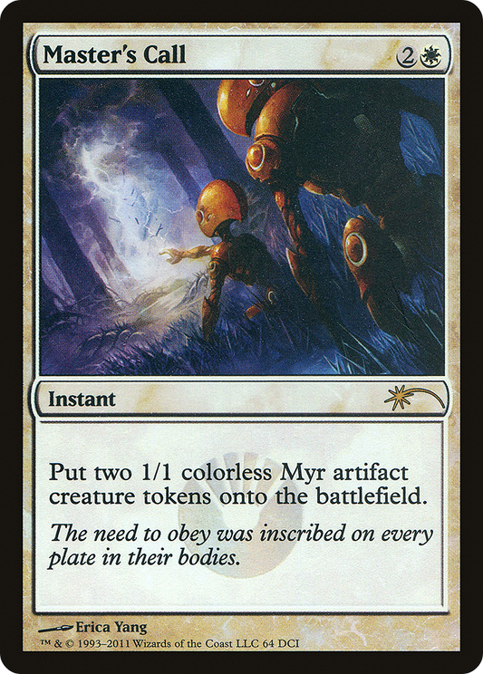 Master's Call (WPN-064) (Foil)