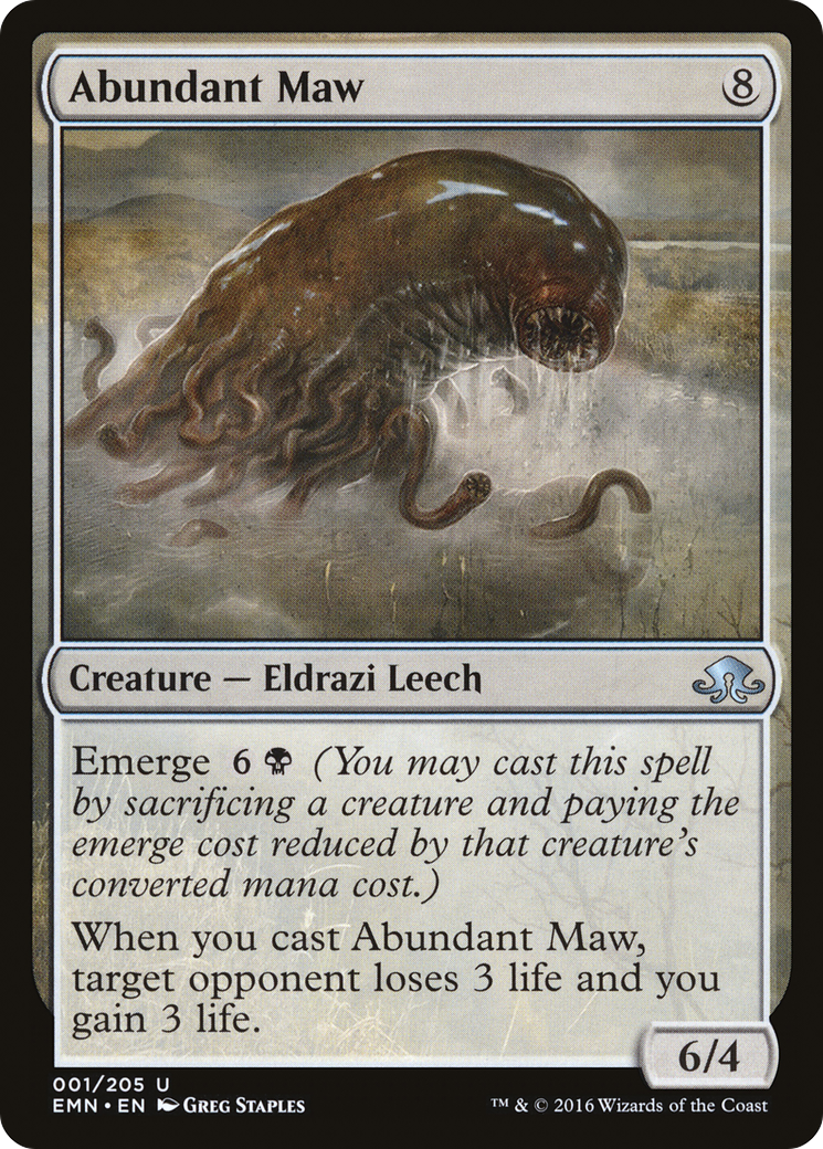 Abundant Maw (EMN-001) (Foil)