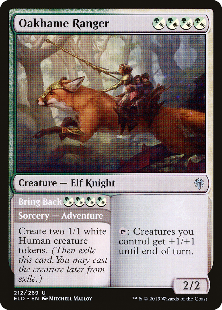 Oakhame Ranger // Bring Back (ELD-212) (Foil)