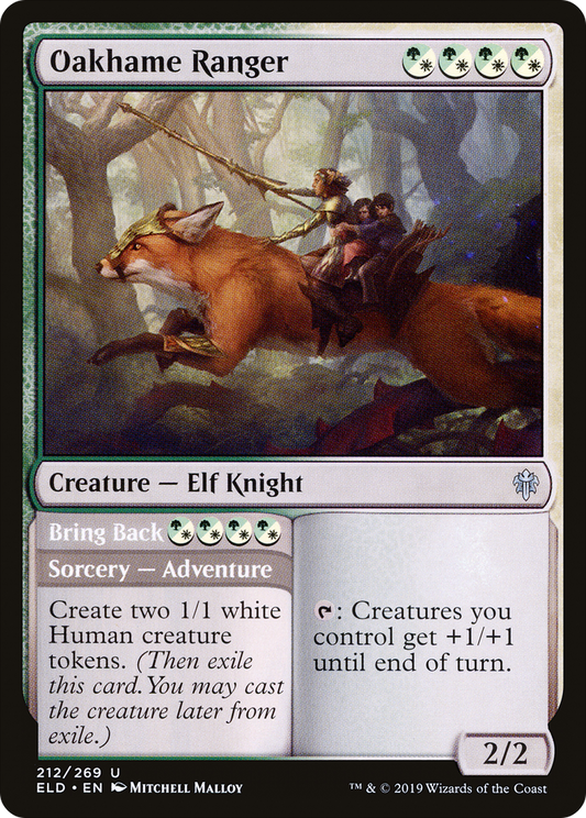 Oakhame Ranger // Bring Back (ELD-212) (Foil)