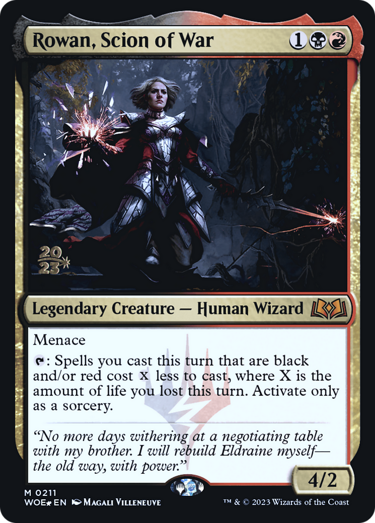 Rowan, Scion of War (PRE-211S) (Foil)