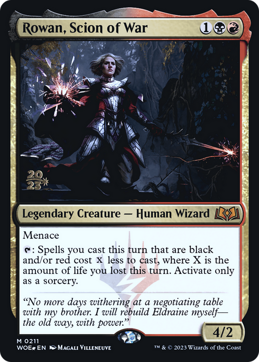 Rowan, Scion of War (PRE-211S) (Foil)