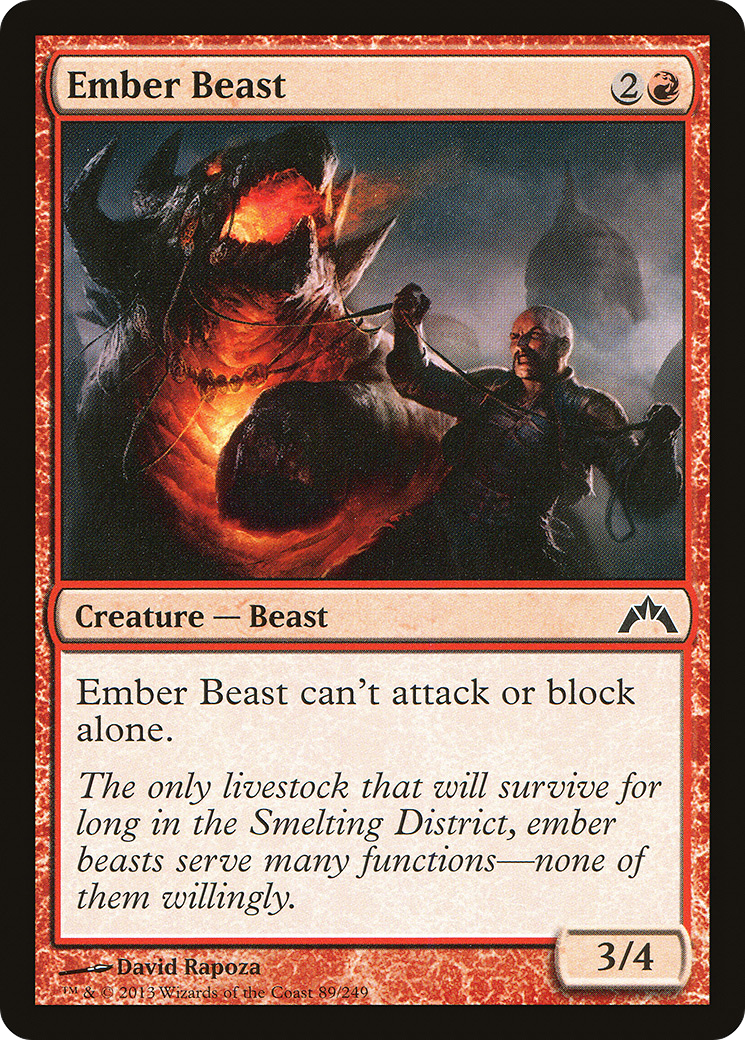 Ember Beast (GTC-089) (Foil)