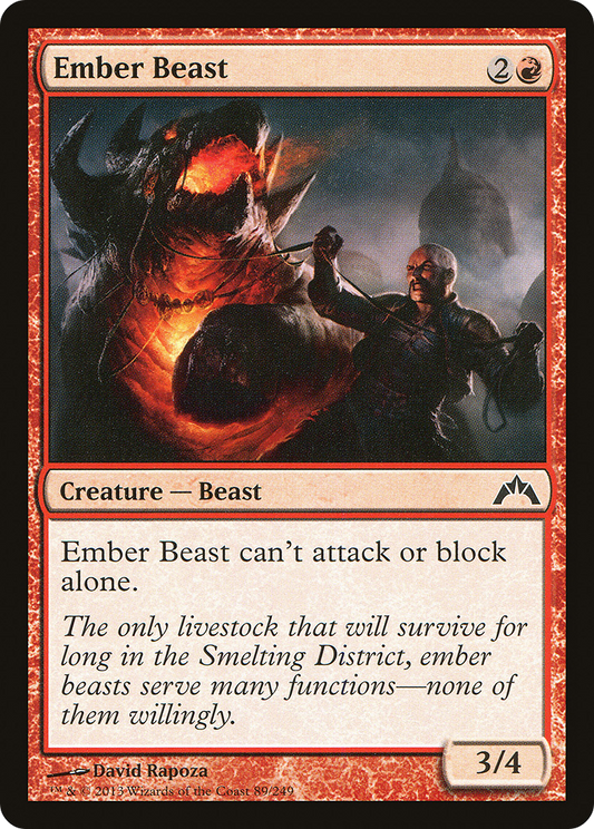Ember Beast (GTC-089) (Foil)