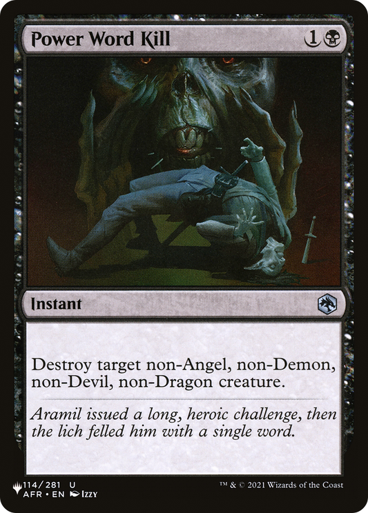 Power Word Kill (LIST-AFR-114)
