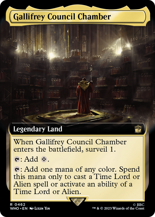 Gallifrey Council Chamber (WHO-462) (Extended Art)