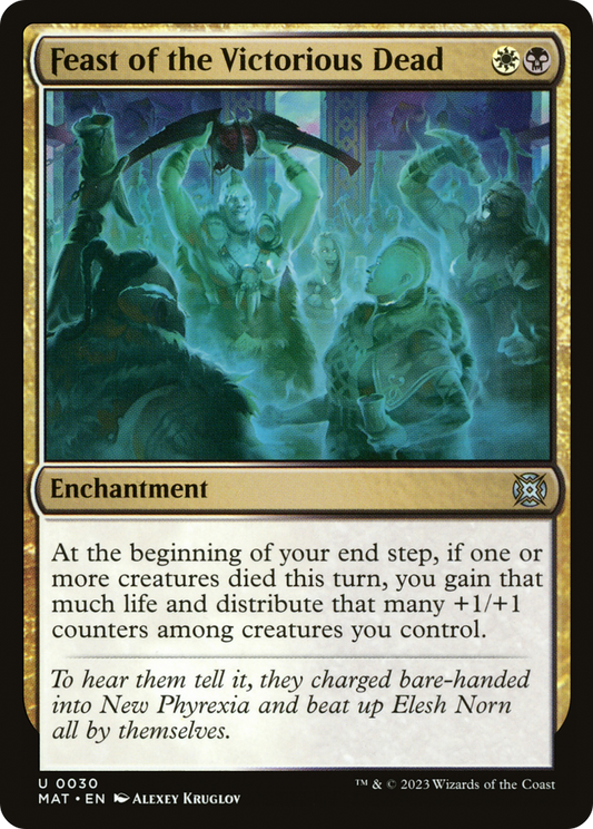 Feast of the Victorious Dead (MAT-030) (Foil)