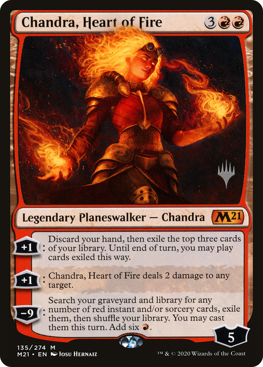 Chandra, Heart of Fire (PPM21-135P) (Foil)
