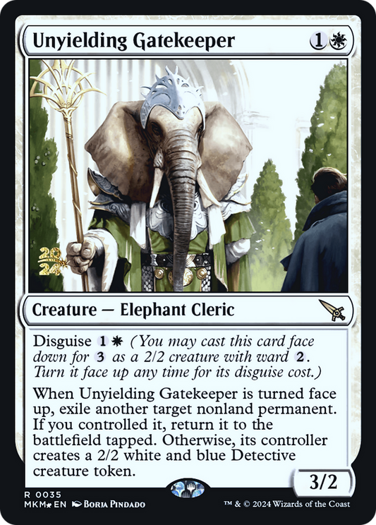 Unyielding Gatekeeper (PRE-35S) (Foil)