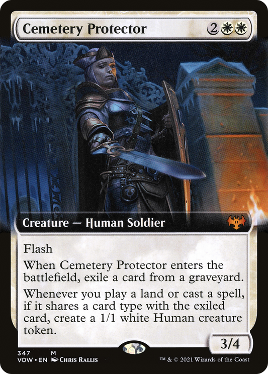 Cemetery Protector (VOW-347) (Extended Art) (Foil)