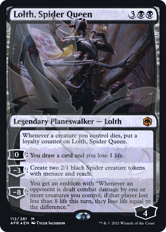 Lolth, Spider Queen (AFR&-112A) (Foil)