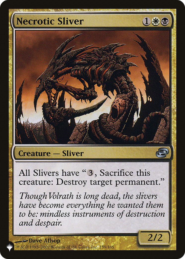 Necrotic Sliver (LIST-PLC-159)