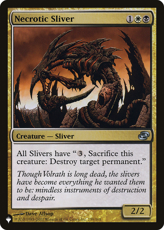 Necrotic Sliver (LIST-PLC-159)