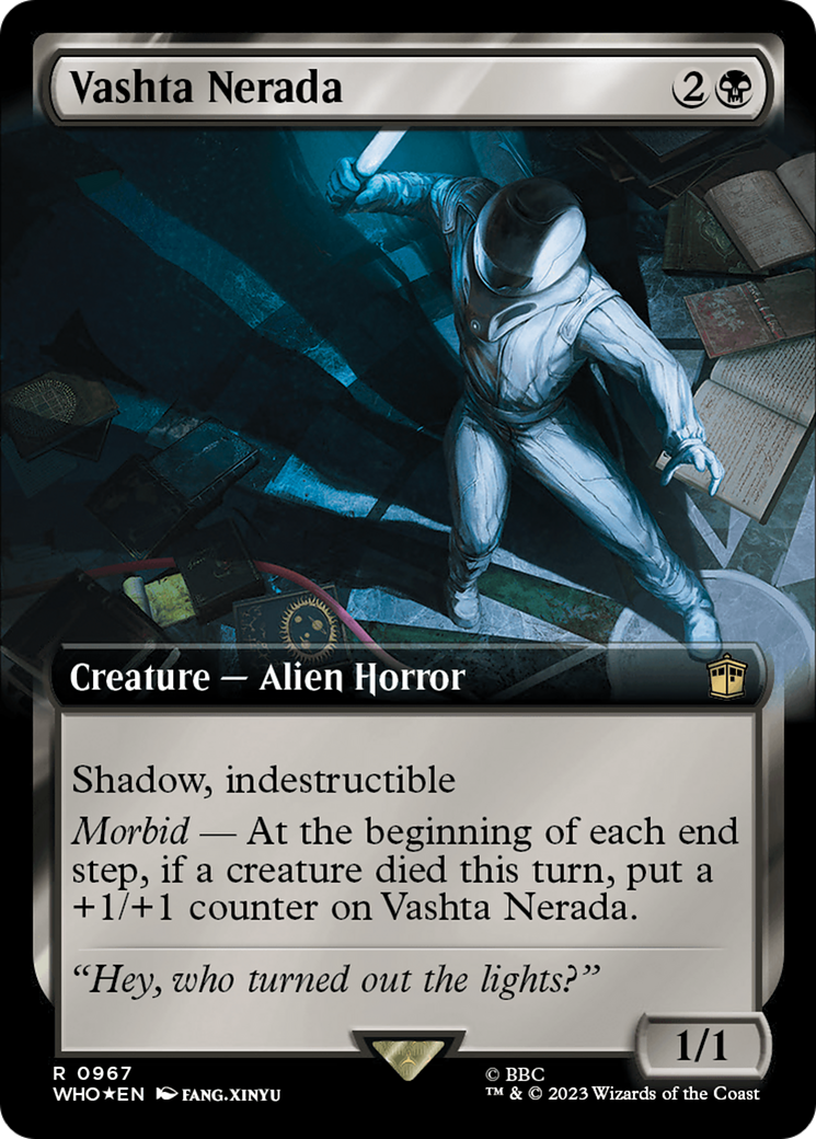 Vashta Nerada (WHO-967) (Extended Art) (Surge Foil)