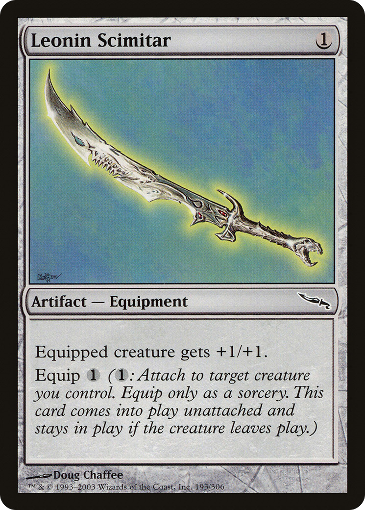 Leonin Scimitar (MRD-193) (Foil)