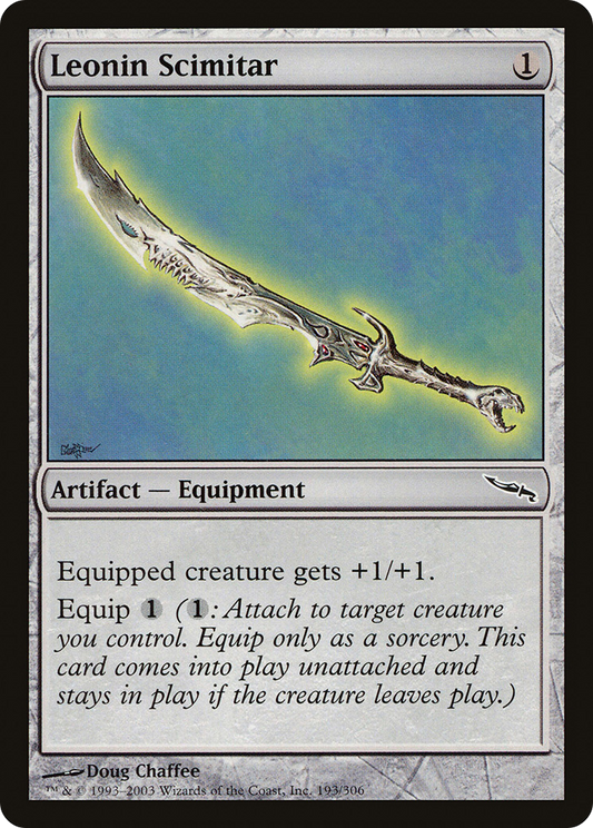 Leonin Scimitar (MRD-193) (Foil)