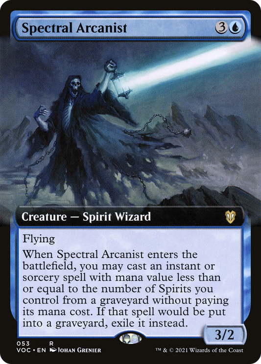Spectral Arcanist (VOC-053) (Extended Art)