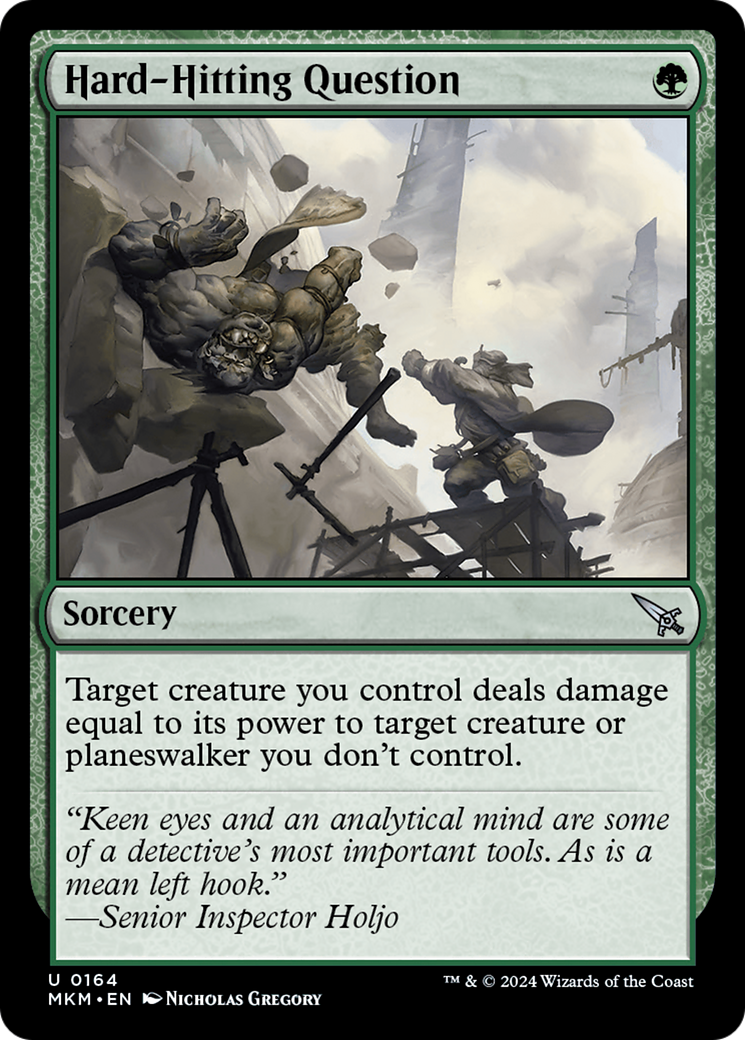 Hard-Hitting Question (MKM-164) (Foil)