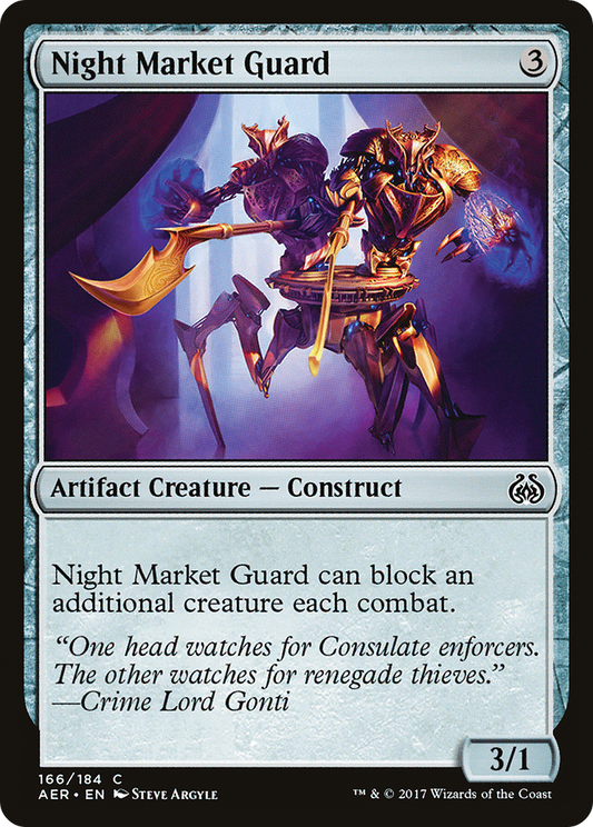 Night Market Guard (AER-166) (Foil)