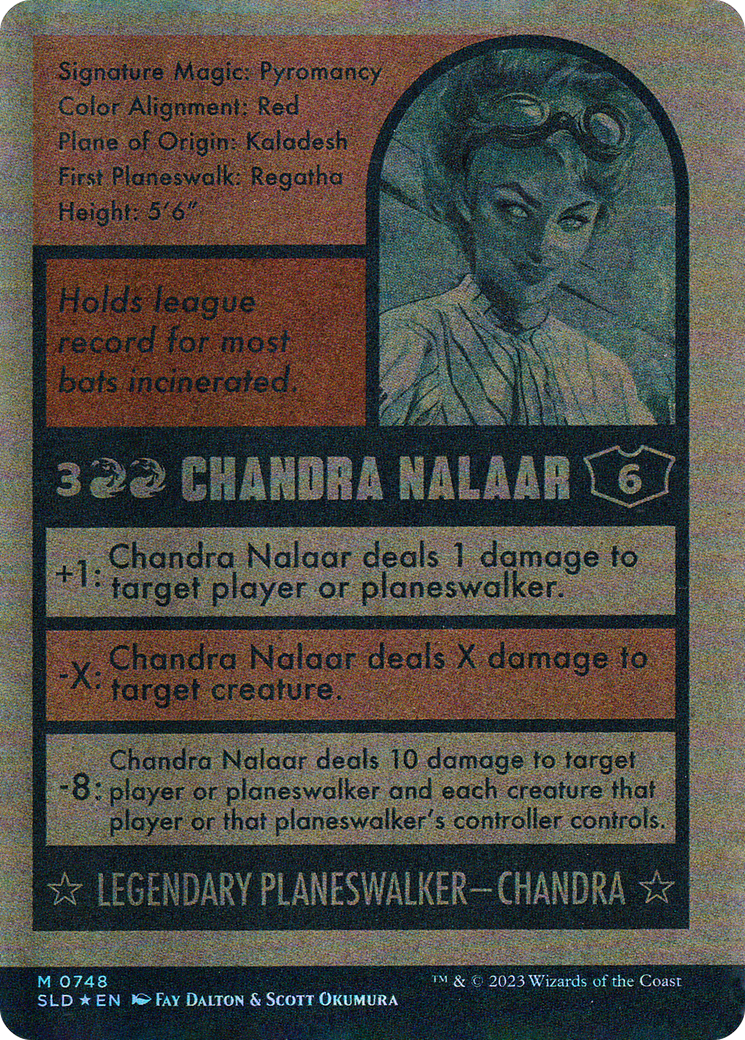 Chandra Nalaar // Chandra Nalaar (SLD-748) (Full Art) (Borderless) (Foil)