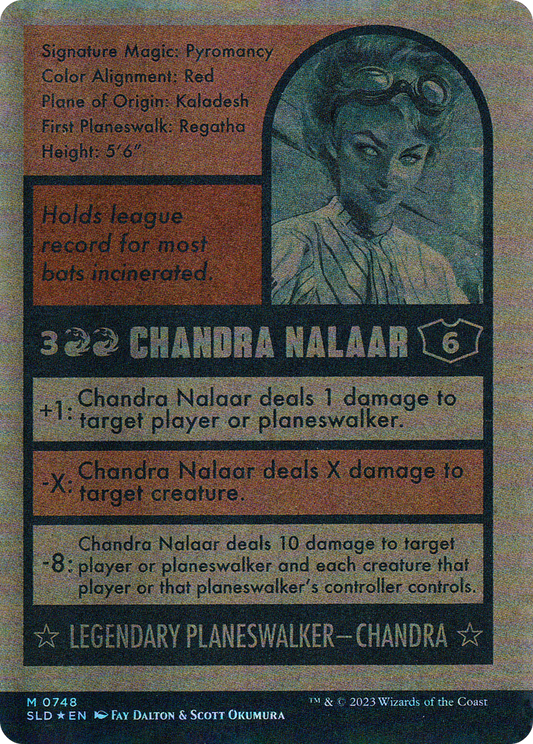 Chandra Nalaar // Chandra Nalaar (SLD-748) (Full Art) (Borderless) (Foil)