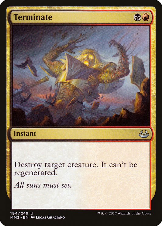 Terminate (MM3-194)