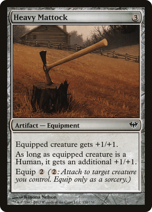 Heavy Mattock (DKA-150) (Foil)
