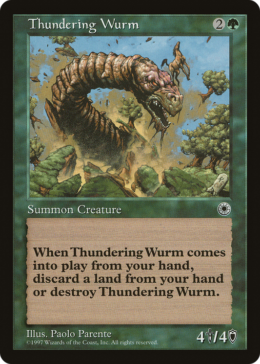 Thundering Wurm (POR-189)