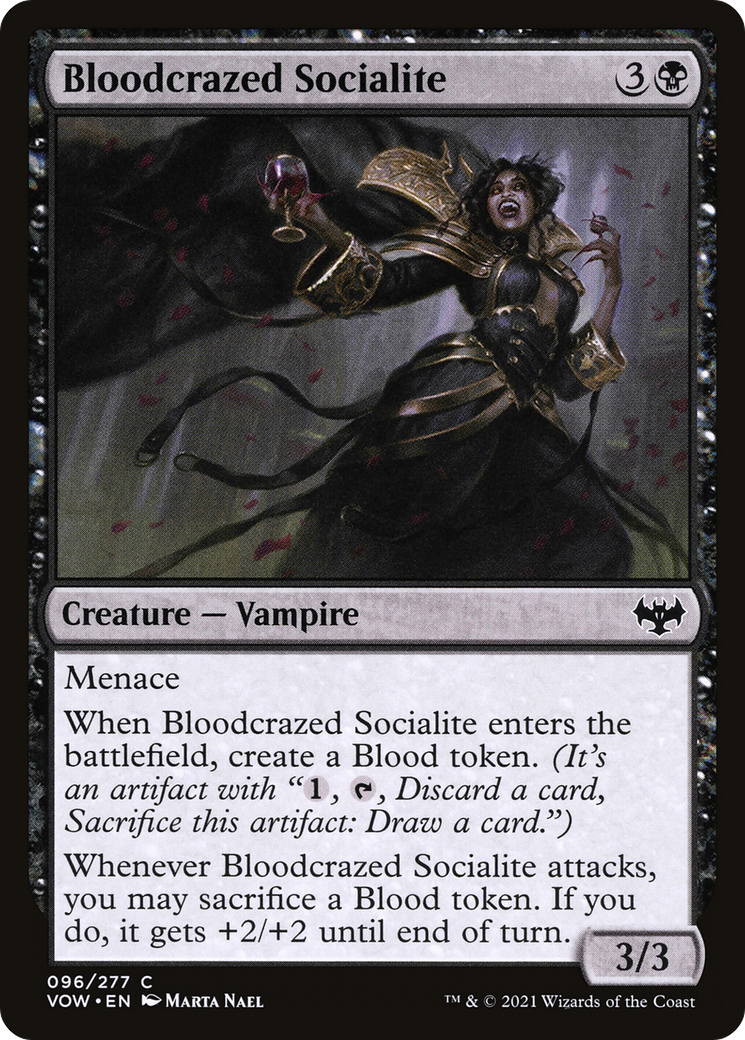 Bloodcrazed Socialite (VOW-096) (Foil)