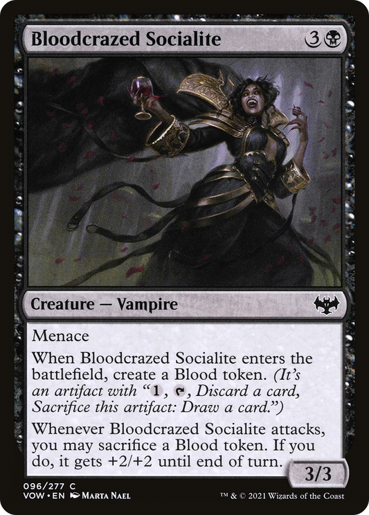 Bloodcrazed Socialite (VOW-096) (Foil)