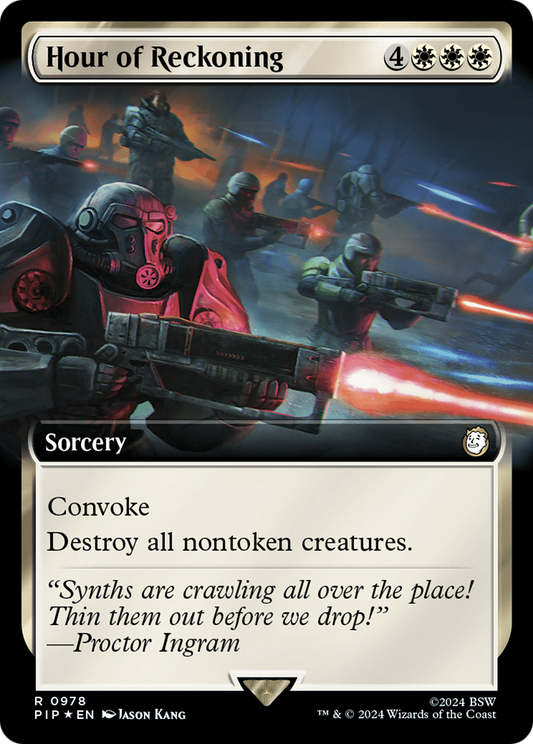 Hour of Reckoning (PIP-978) (Extended Art) (Surge Foil)