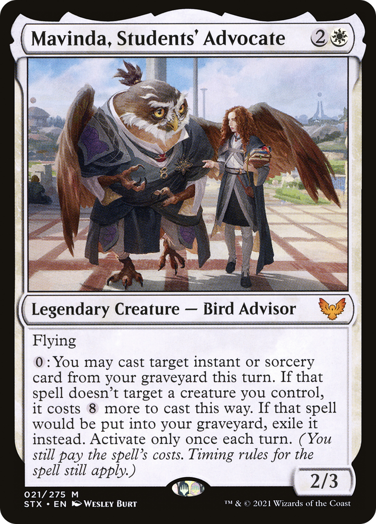 Mavinda, Students' Advocate (STX-021)
