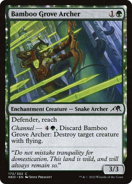 Bamboo Grove Archer (NEO-173) (Foil)