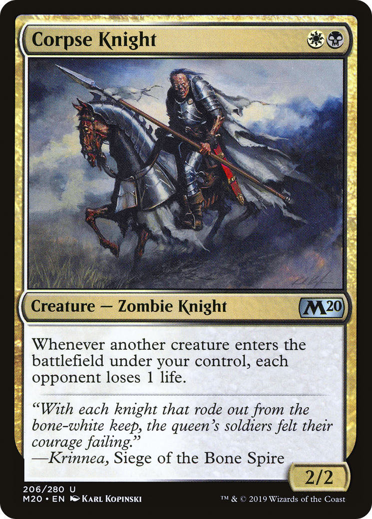 Corpse Knight (M20-206) (Foil)
