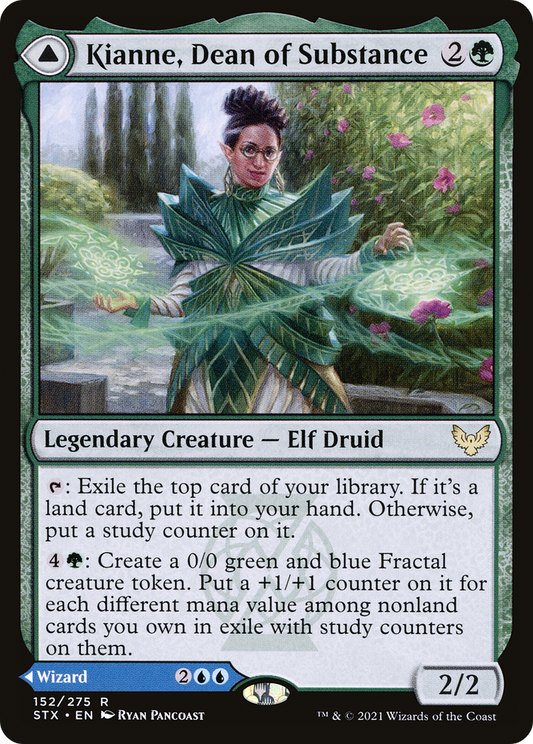 Kianne, Dean of Substance // Imbraham, Dean of Theory (STX-152) (Foil)