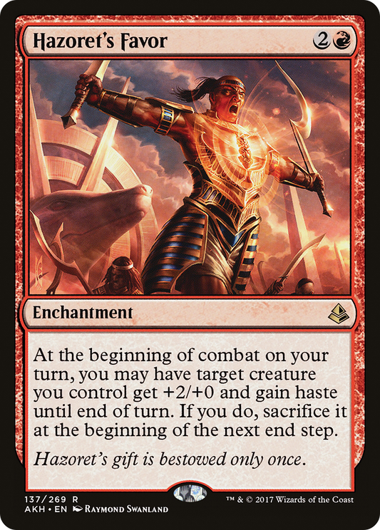 Hazoret's Favor (AKH-137) (Foil)