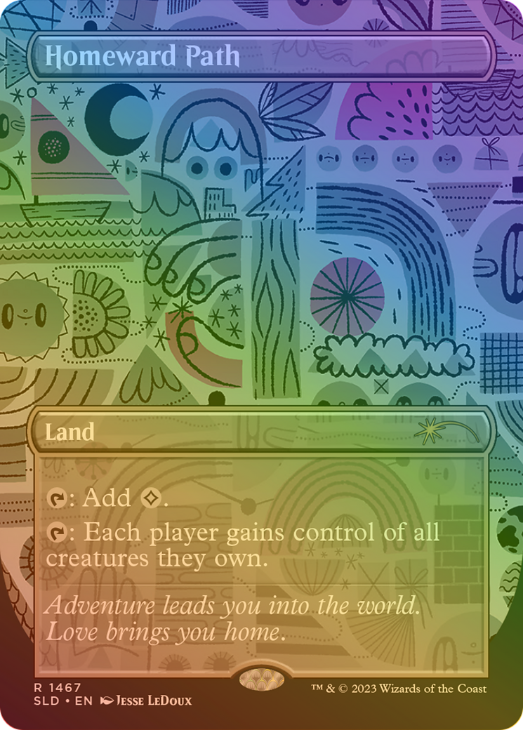 Homeward Path (SLD-1467★) (Borderless) (Foil)