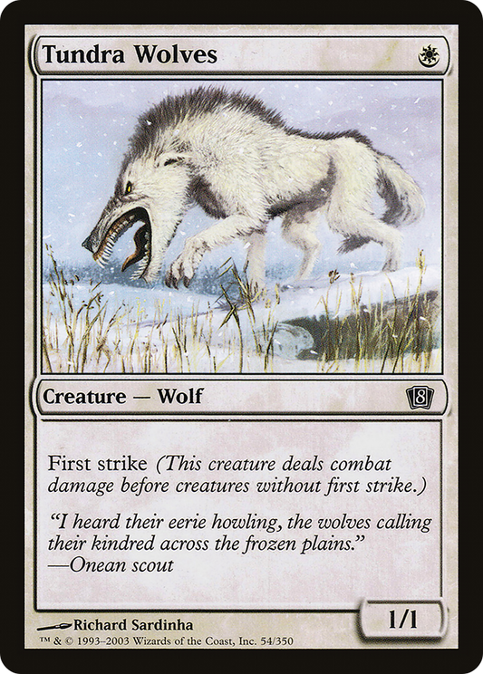 Tundra Wolves (8ED-54★) (Foil)