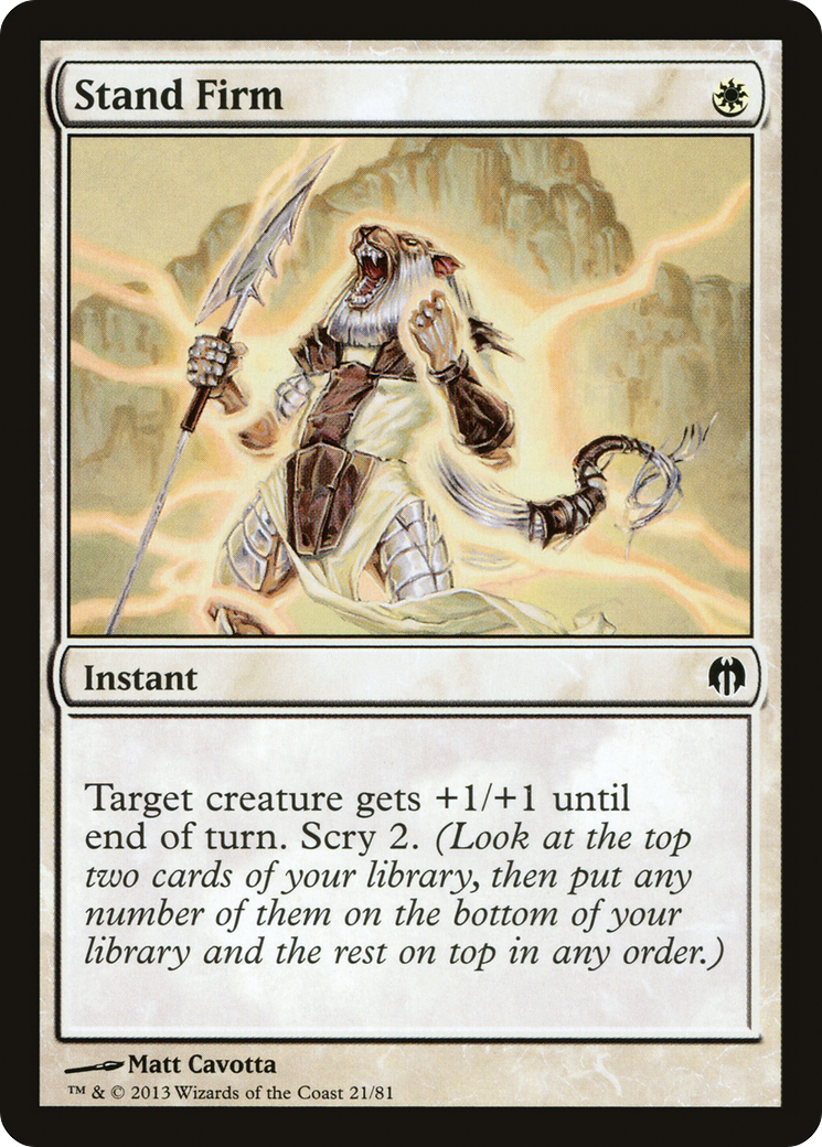 Stand Firm (DDL-021)